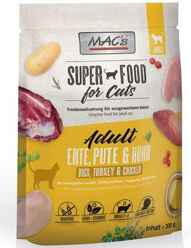 Mac's Super Food for Cats 300g And, Kalkun og Kylling - Tørrfôr (50-80524)