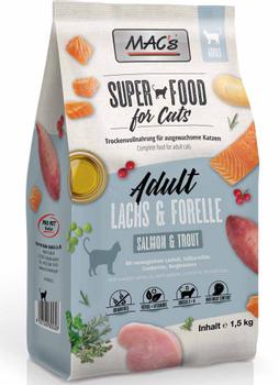 Mac's Super Food for Cats, Laks og Ørret - Tørrfôr til Katt (50-80534)