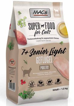 Mac's Super Food for Cats, Kylling - Seniorfôr (50-80550-1500084496)