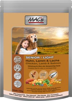 Mac's Senior/ Light 750g Adult Hundefor (50-90547)