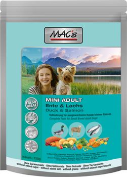 Mac's Mini Adult 750g And, Lam og Laks - Tørrfôr til hund (50-90557)