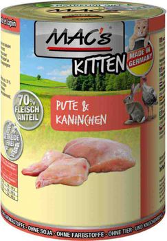Mac's Kitten Kalkun og Kanin Våtfôr (50-836)