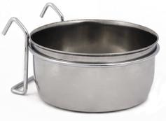  Stålskål med opphengskrok - 12,5cm