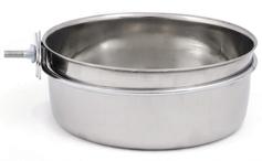  Stålskål med skruoppheng - 15cm