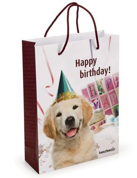Gavepose Hund 'Happy birthday' (999935)
