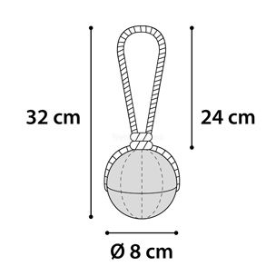 Ball med Tau - 32cm (14-518474)