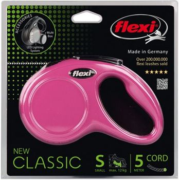 Flexi Classic S 5m Cord Rosa - Flexibånd (18-600.7716)