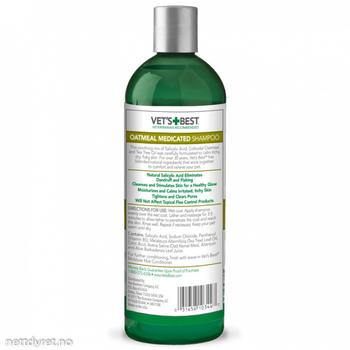 Vet's Best Oatmeal Medicated shampo 475ml -Hund (49-3165810344)