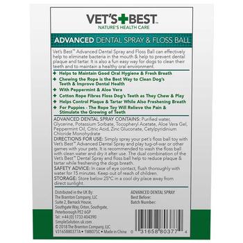 Vet's Best Dental Spray og Tauleke (49-80377-6p)