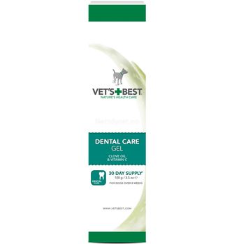 Vet's Best Dental Care Gel og Fingerbørste (49-80096-6p)