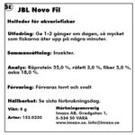 JBL Novofil Frysetørkede Røde Mygglarver - 100ml (18-152.0230)