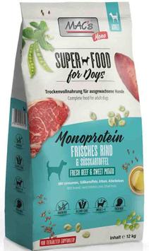  Mac's Mono Super Food for Dogs, Storfe - Tørrfôr til Hund