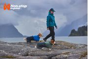 Non-stop Fjord Raincoat - Orange/ Svart (44-29641)