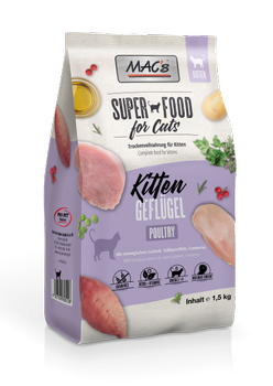 Mac's Super Food for Kittens, Fjørfe - Kattungefôr (50-80510)