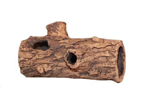  Akvariedekorasjon Keramikk Trestokk - 18xØ7cm