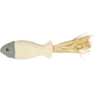 Katteleke Fisk, Grå/beige - 20cm (14-561113)