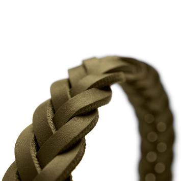 Hunter Solid Education Special Halsbånd, Olivengrønn (1-67571-1500012114)