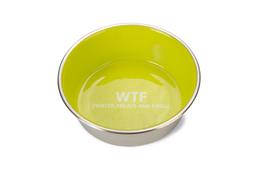  WTF Matskål i Rustfritt Stål, Grønn - 940ml