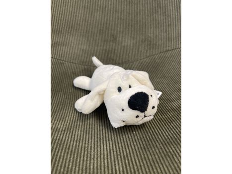 Kosedyr Mini Dog, Hvit 16cm -Hundeleke (40-P0141)