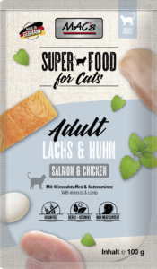 Mac's Super Food for Cats Laks og Kylling 100g - Våtfôr (50-850)