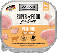  Mac's Super Food for Cats Kalkun 16x100g - Våtfôr