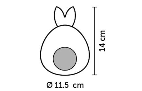 Keramikk Hamsterhus,  Grå - 14cm (14-210189)