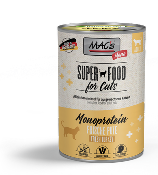 Mac's Super Food for Cats Kalkun og Gulrot Våtfôr (50-831-1500054920)
