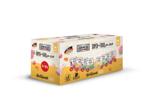 Mac's Super Food for Cats Multipack 10x100g - Våtfôr (50-524)