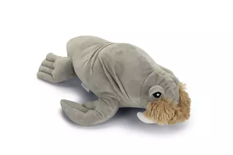  Kosedyr Hvalross Hundeleke , Grå - 34cm