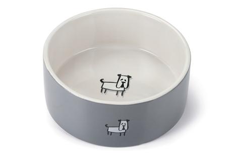  Keramikk Matskål, Grå - 2000ml