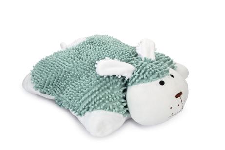  Kosepute til Valp, Grønn/Hvit - 40x40x16cm