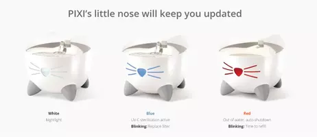 Catit Pixi Smart Vannfontene i Rustfritt Stål - Hvit (59-H43751)