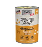  Mac's Super Food for Dogs Monoprotein, And Våtfôr