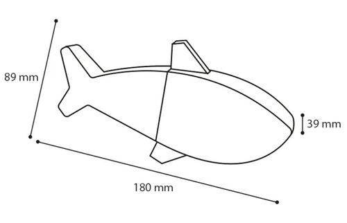 Kjølende Hundeleke Fisk - 18cm (14-520576)