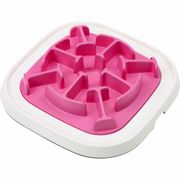  Slow Feeder til Katt og Hund, Rosa - 32cm