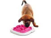 Slow Feeder til Katt og Hund, Rosa - 32cm (16-H0340)