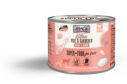  Mac's Super Food for Kittens Kalkun og Kanin Våtfôr - 6pk