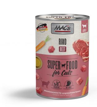 Mac's Super Food for Cats Storfe Våtfôr - 6pk (50-803x6-1500050348)