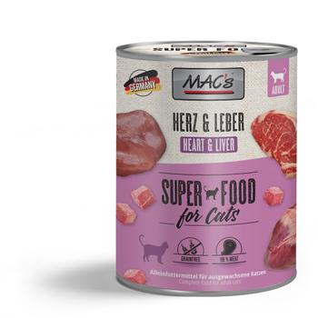 Mac's Super Food for Cats Hjerte og Lever Våtfôr - 6pk (50-862x6)
