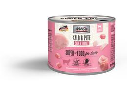  Mac's Super Food for Cats Kalv og Kalkun Våtfôr - 6pk