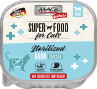  Mac's Vetcare Super Food for Cats Sterilisert, Kylling, 100g - Våtfôr