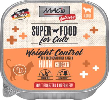 Mac's Super Food for Cats Vekt Kontroll, Kylling, 100g - Våtfôr (50-581)