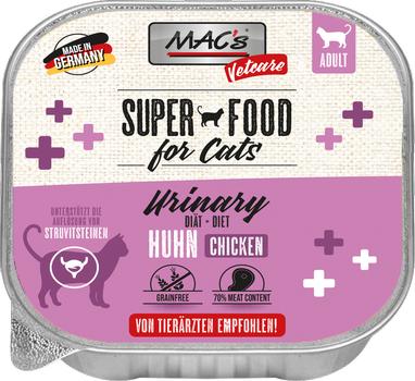Mac's Super Food for Cats Urinveier,  Kylling 16x100g - Våtfôr (50-585x16)