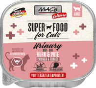  Mac's Vetcare Super Food for Cats Urinveier, Kylling og Kalkun 16x100g - Våtfôr