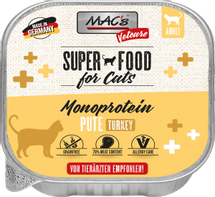  Mac's Vetcare Super Food for Cats Monoprotein, Kalkun 16x100g - Våtfôr