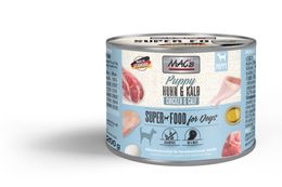  Mac's Super Food for Puppies Kylling og Kalv Våtfôr - 6pk