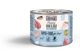  Mac's Super Food for Puppies Kylling og Kalv Våtfôr - 6pk