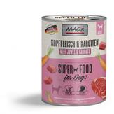 Mac's Super Food for Dogs Hodekjøtt og Gulrot Våtfôr (50-924)