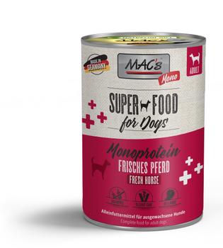 Mac's Super Food for Dogs Monoprotein,  Hest Våtfôr (50-949-1500047658)
