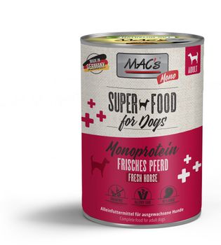 Mac's Mono Super Food for Dogs Hest Våtfôr (50-950)